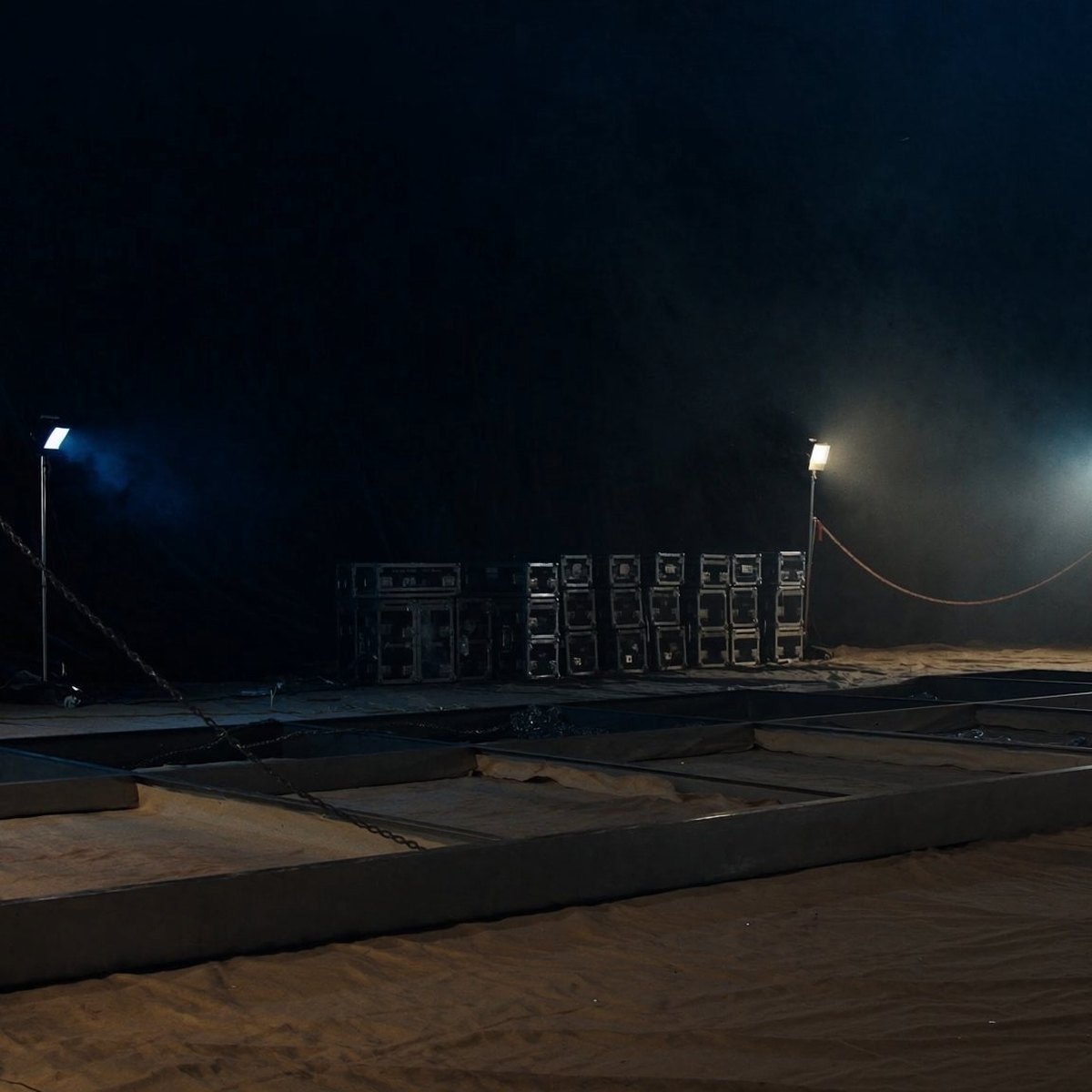 Scenic build and lighting design for the stage